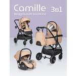 Коляска 3в1 Farfello Camille бежевый