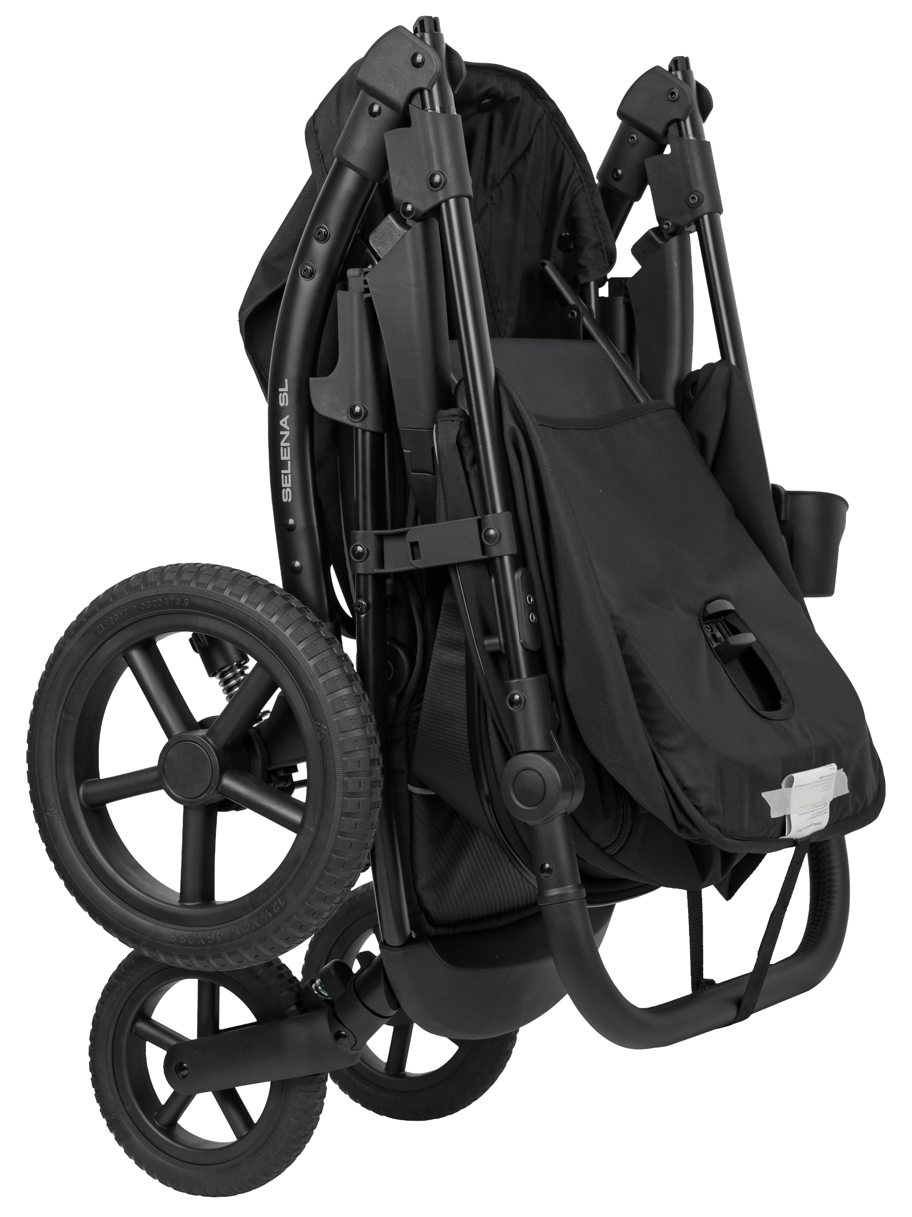 Коляска прогулочная JOVOLA Selena SL, всесезонная черный - фото 44