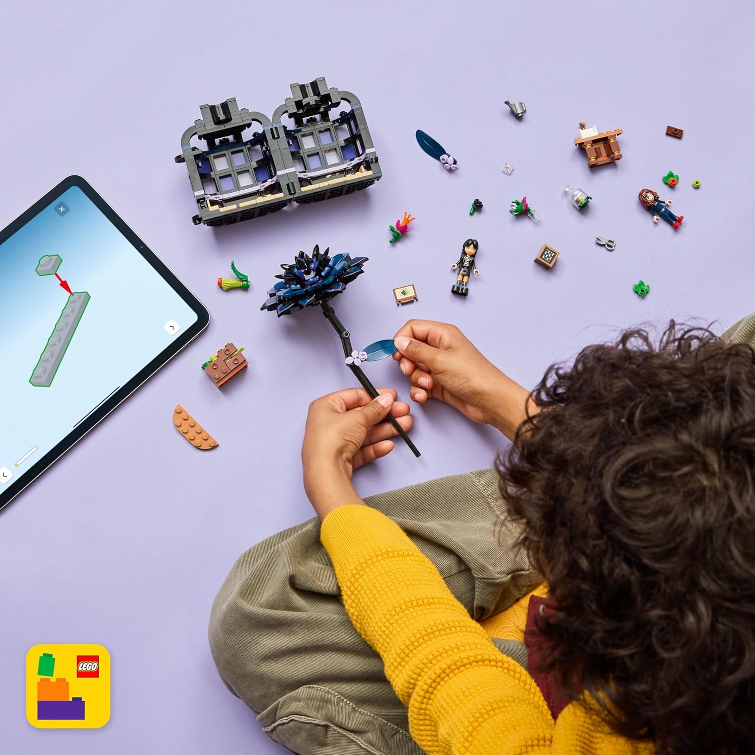 Конструктор LEGO Disney Цветок черного георгина 358 дет. - фото 6