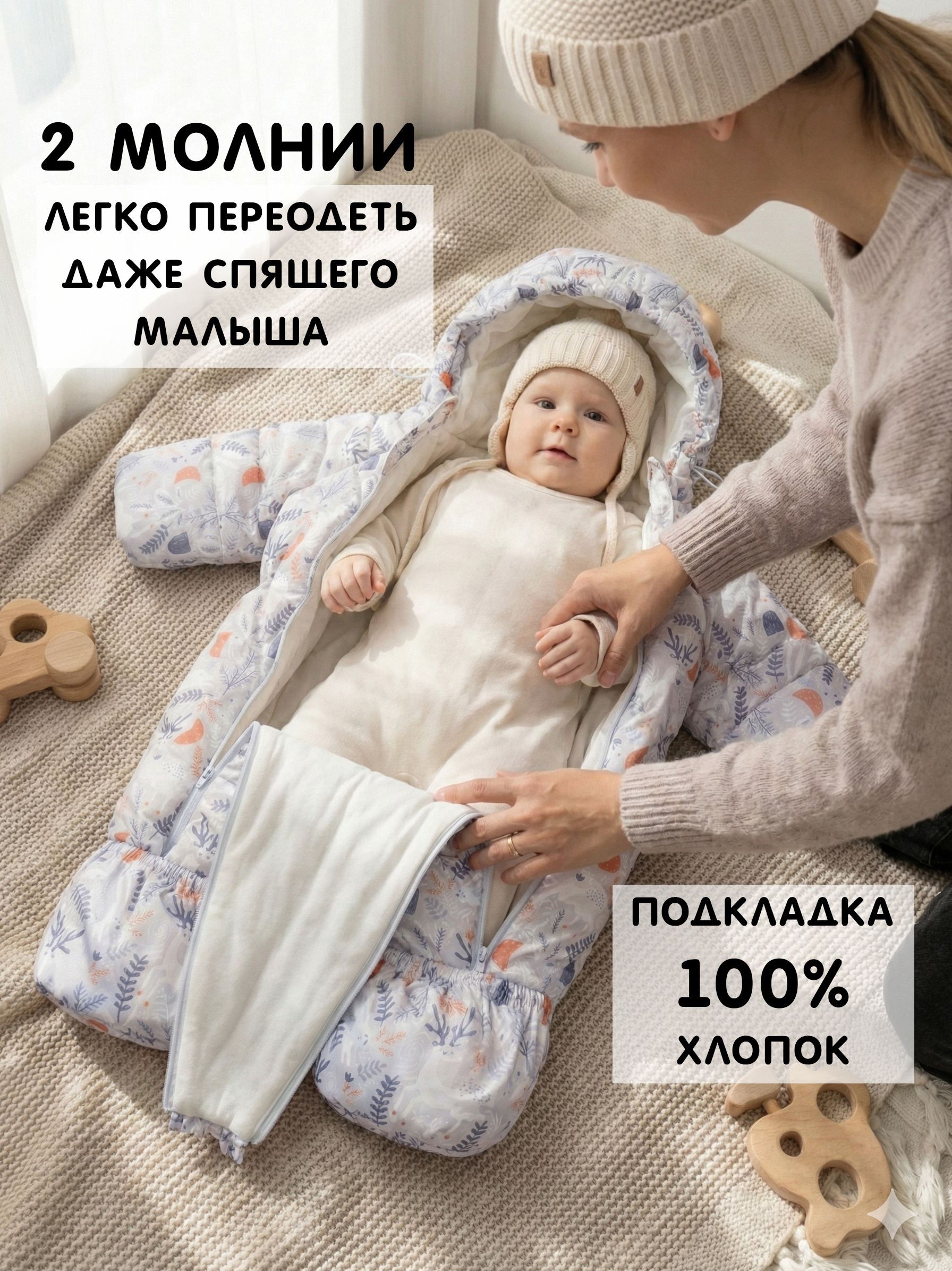 Комбинезон СОННЫЙ ГНОМИК 2041 - фото 4