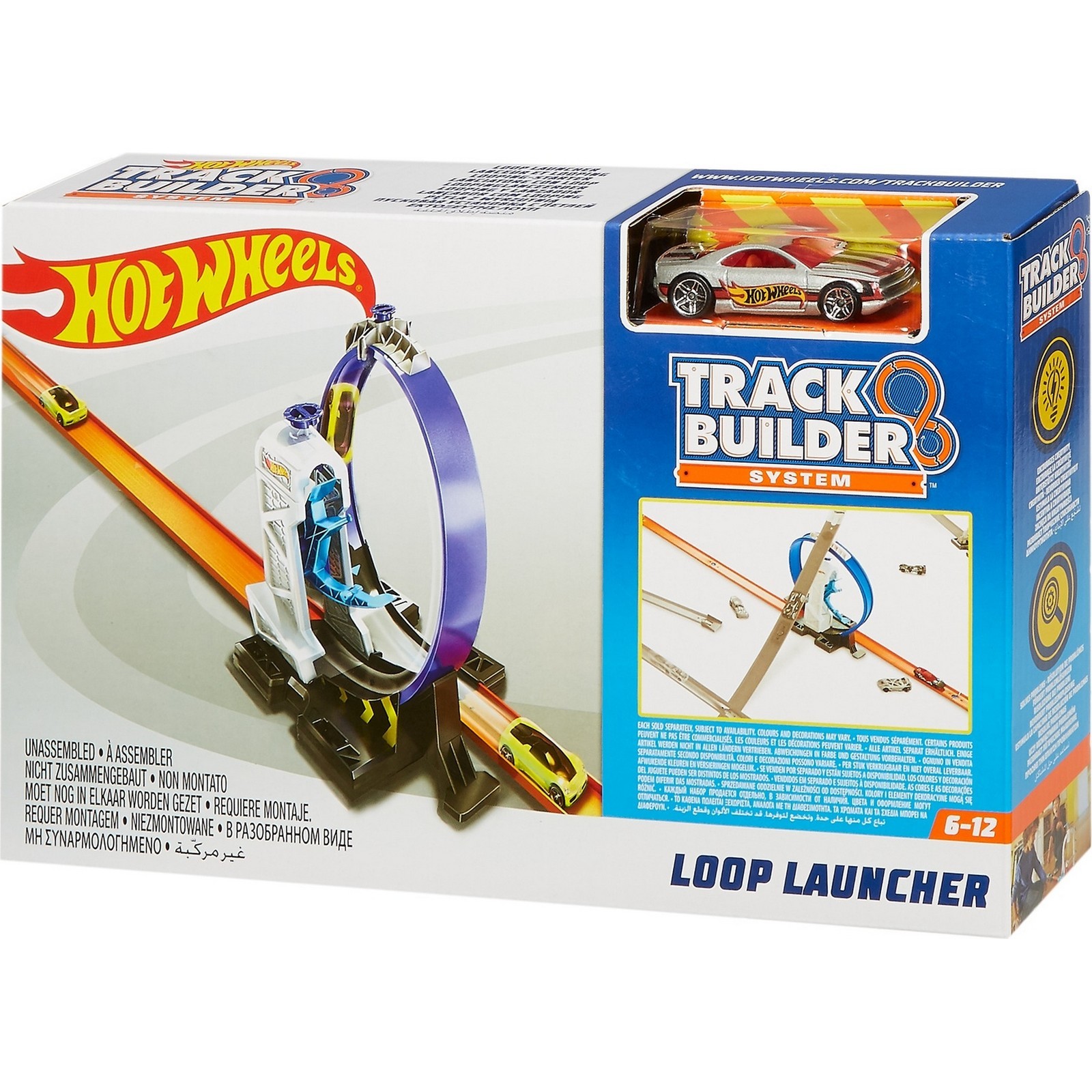 Базовый набор Hot Wheels аксессуаров для трека с машинкой в ассортименте DNH84 - фото 24