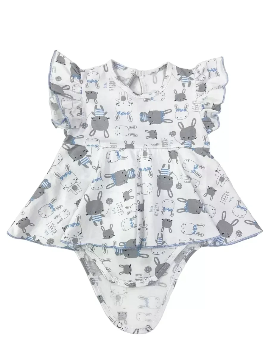 Боди VEDDI 079к-21-голубой/зайка - фото 10