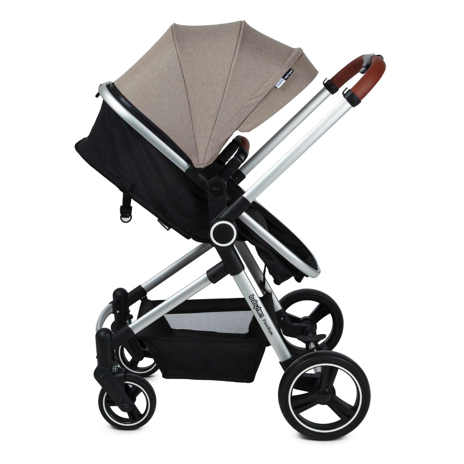 Коляска трансформер Babyton FlexiRide Black-Beige - фото 15
