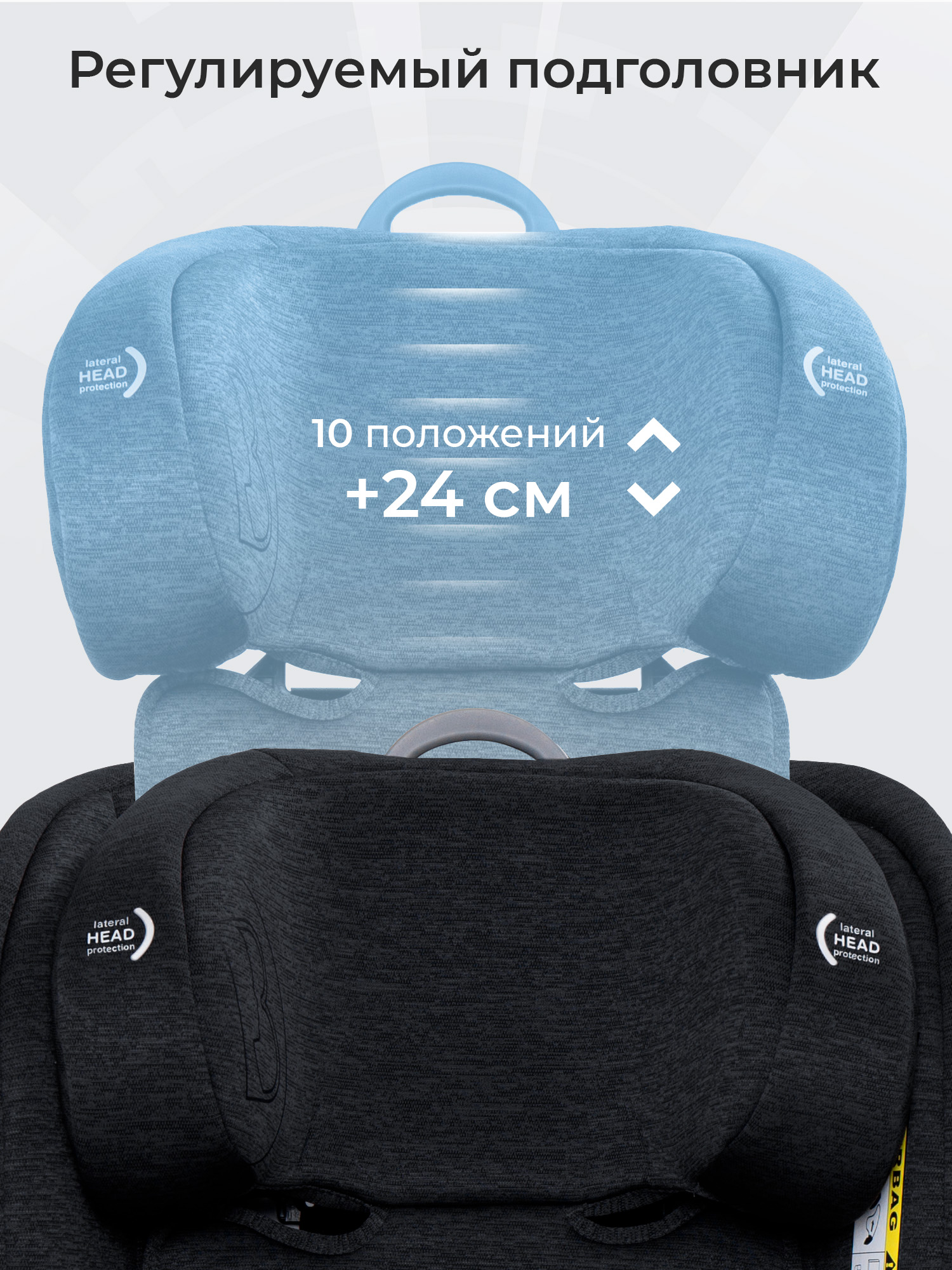 Автокресло Sweet Baby Voyager P12 Pro Black Isofix 0+/1/2/3 (0-36 кг) черный - фото 8