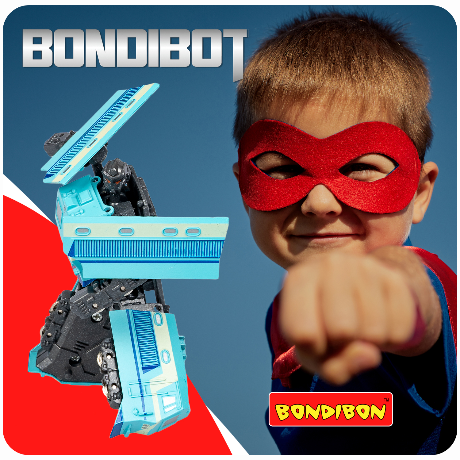 Фигурка Bondibon трансформер Робот Поезд 2в1 - фото 11