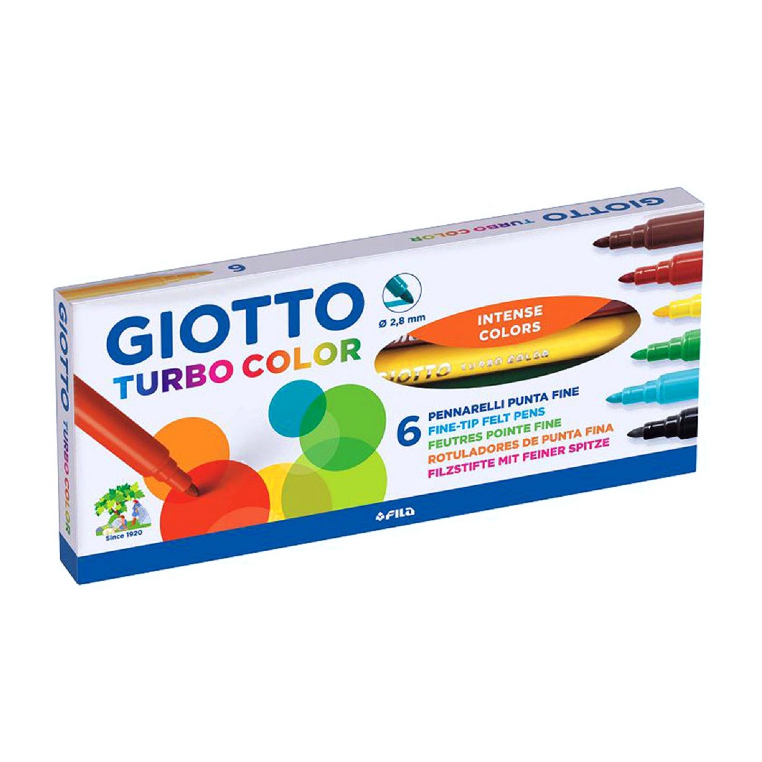 Фломастеры GIOTTO 6 шт. - фото 4