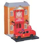 Игровой набор BBurago пожарная станция с машинко