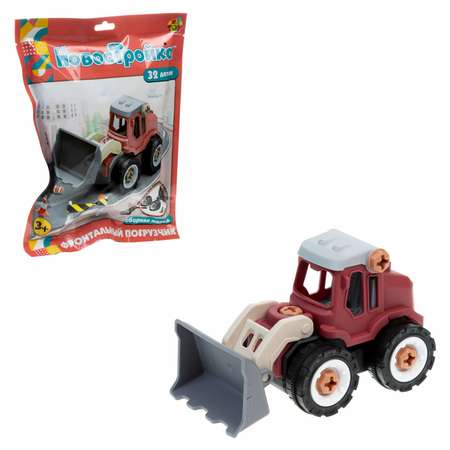 Конструктор 1TOY Фронтальный погрузчик сборная игровая модель
