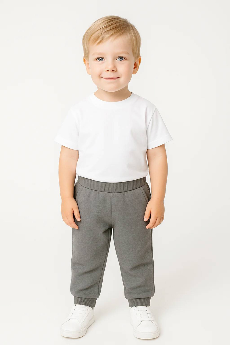 Изображение товара Детские брюки-джоггеры Эскимо 98 утепленные с начесом для малышей