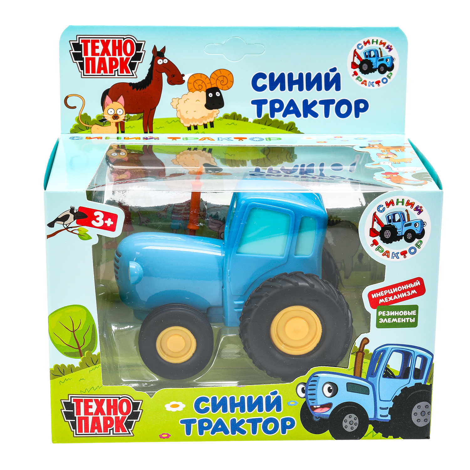 Трактор Технопарк Синий трактор 380549 - фото 1