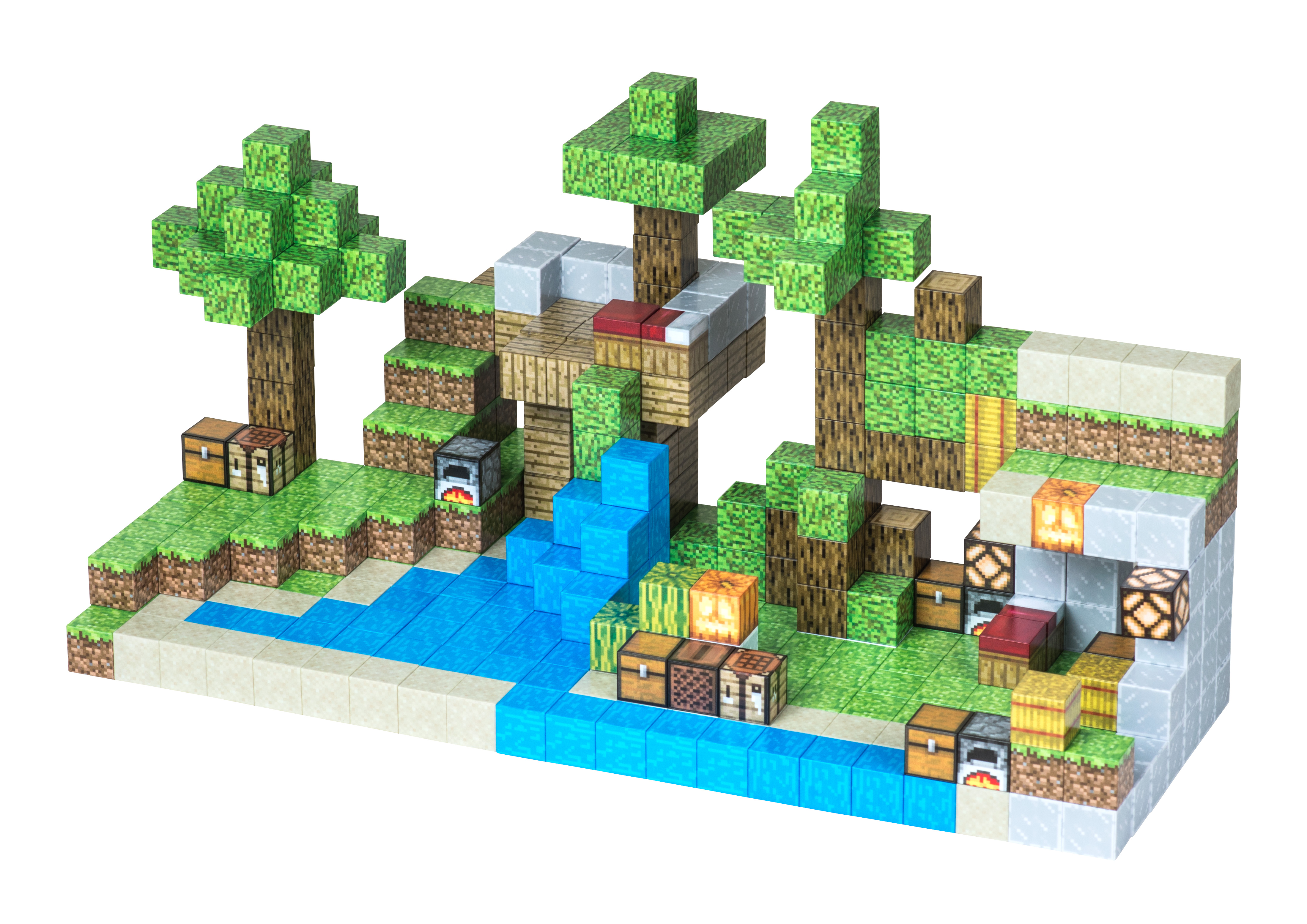 Конструктор Пляж в джунглях магнитный 413 дет. - фото 1