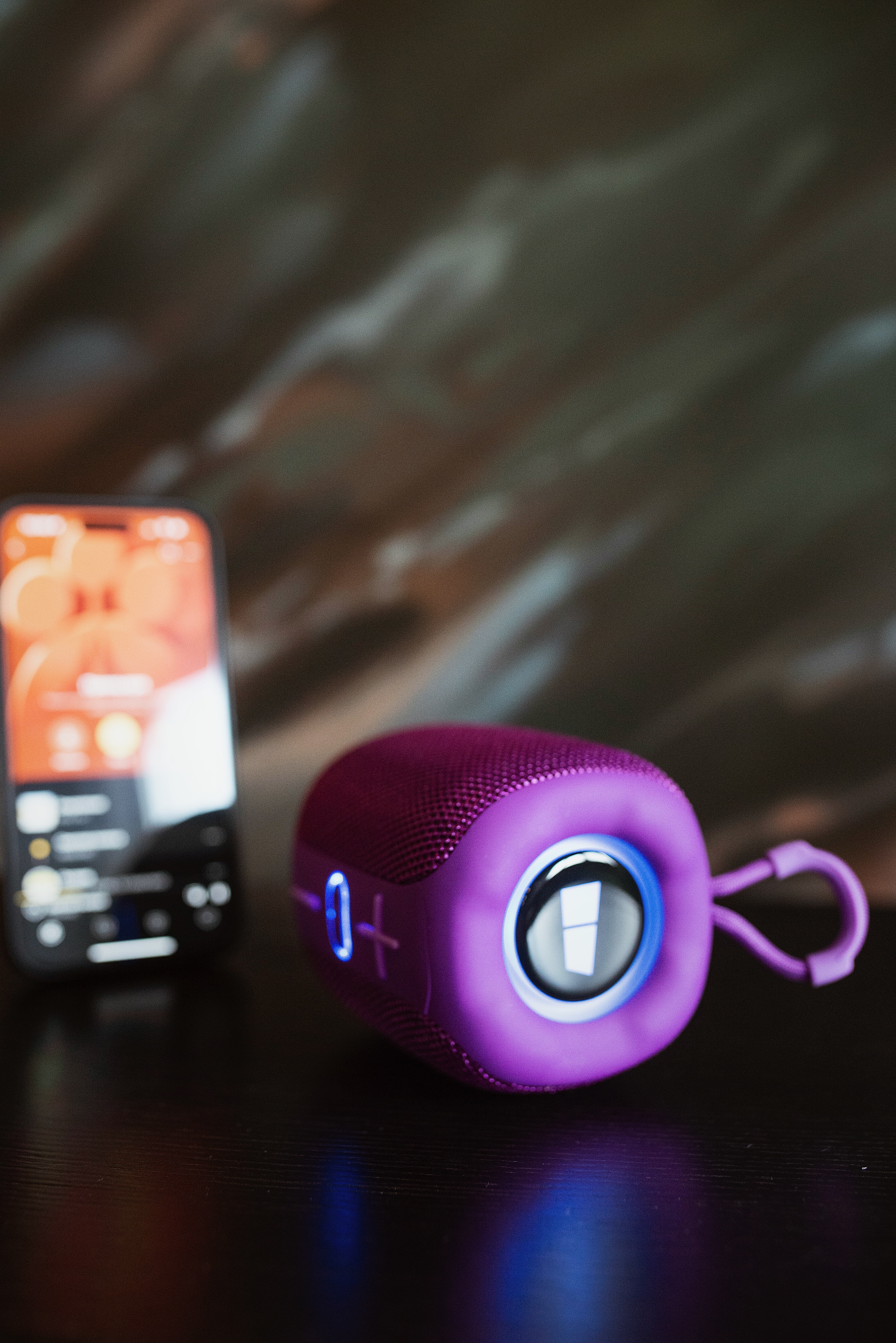 Bluetooth колонка More Choice BS33 Purple - фото 14