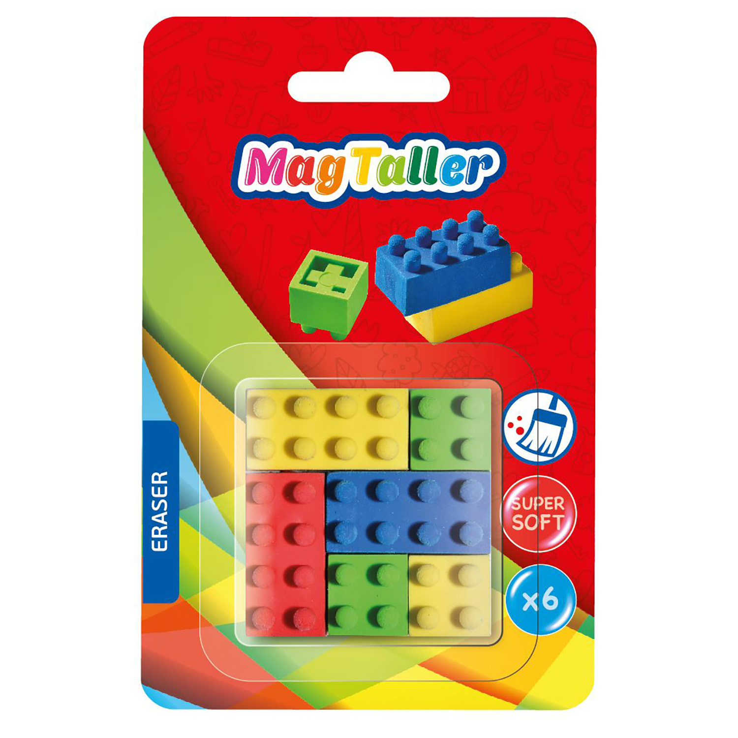 Ластик Magtaller Form 6 шт. - фото 1
