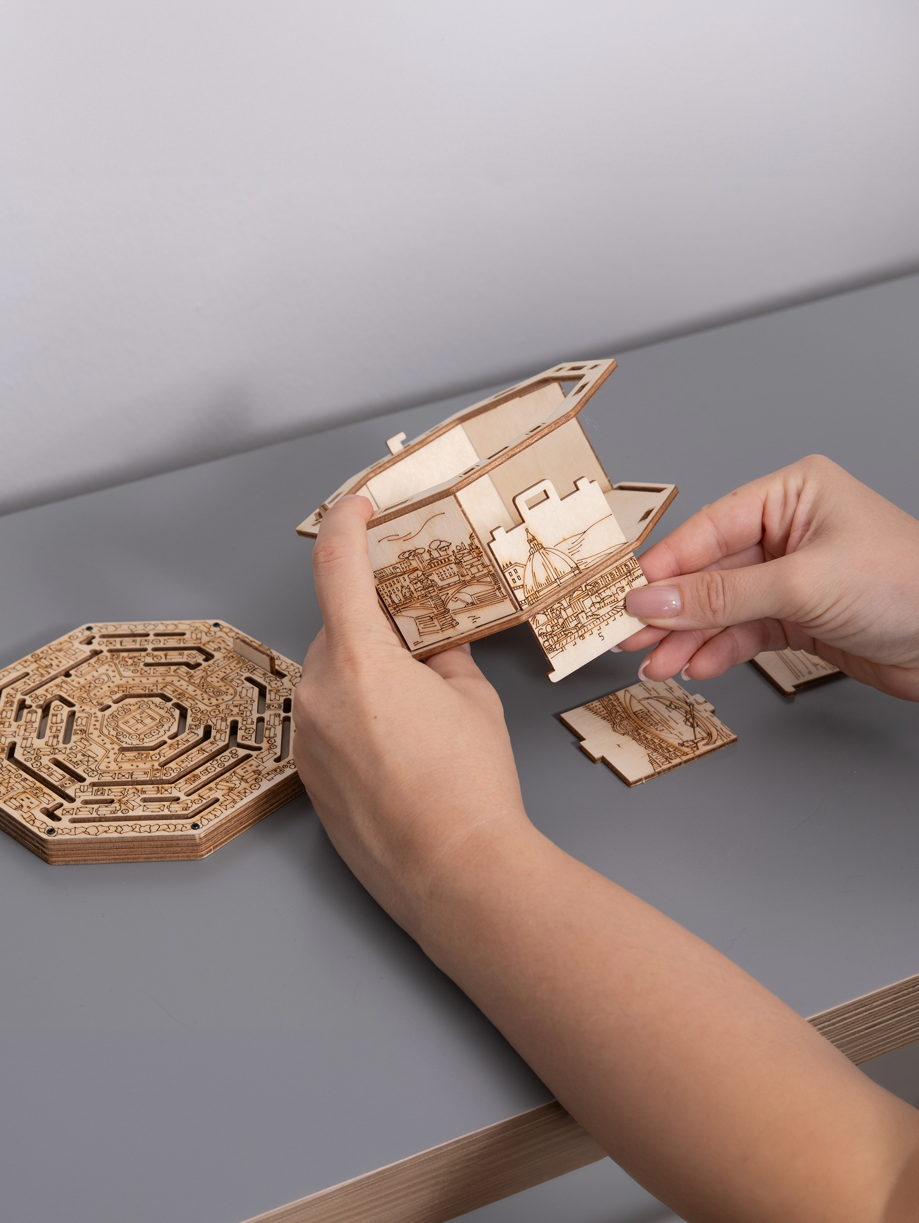 Настольная игра EscapeWelt Secret Maze Box Constructor - фото 6