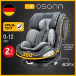 Автокресло Osann Eno 360 Universe Grey Isofix 0+/1/2/3 (0-36 кг) серый