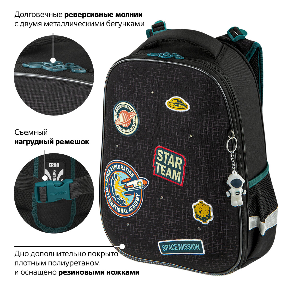 Ранец Brauberg Premium Space mission - фото 6