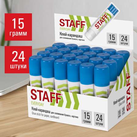 Клей-карандаш Staff 24 шт.