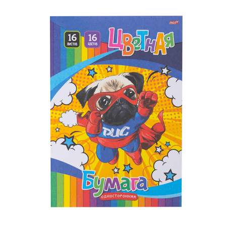 Цветная бумага Profit 16 лист.