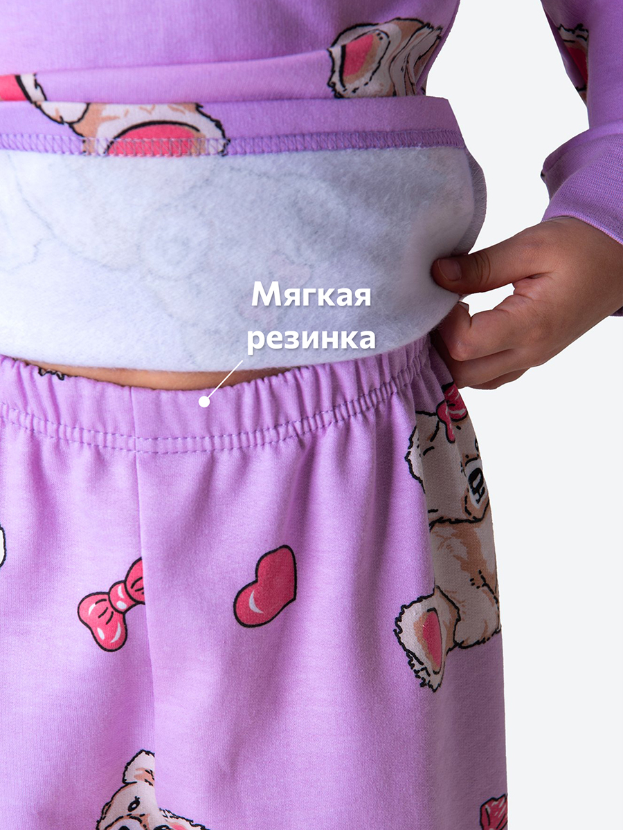 Пижама HappyFox HF00920сиреневый - фото 4