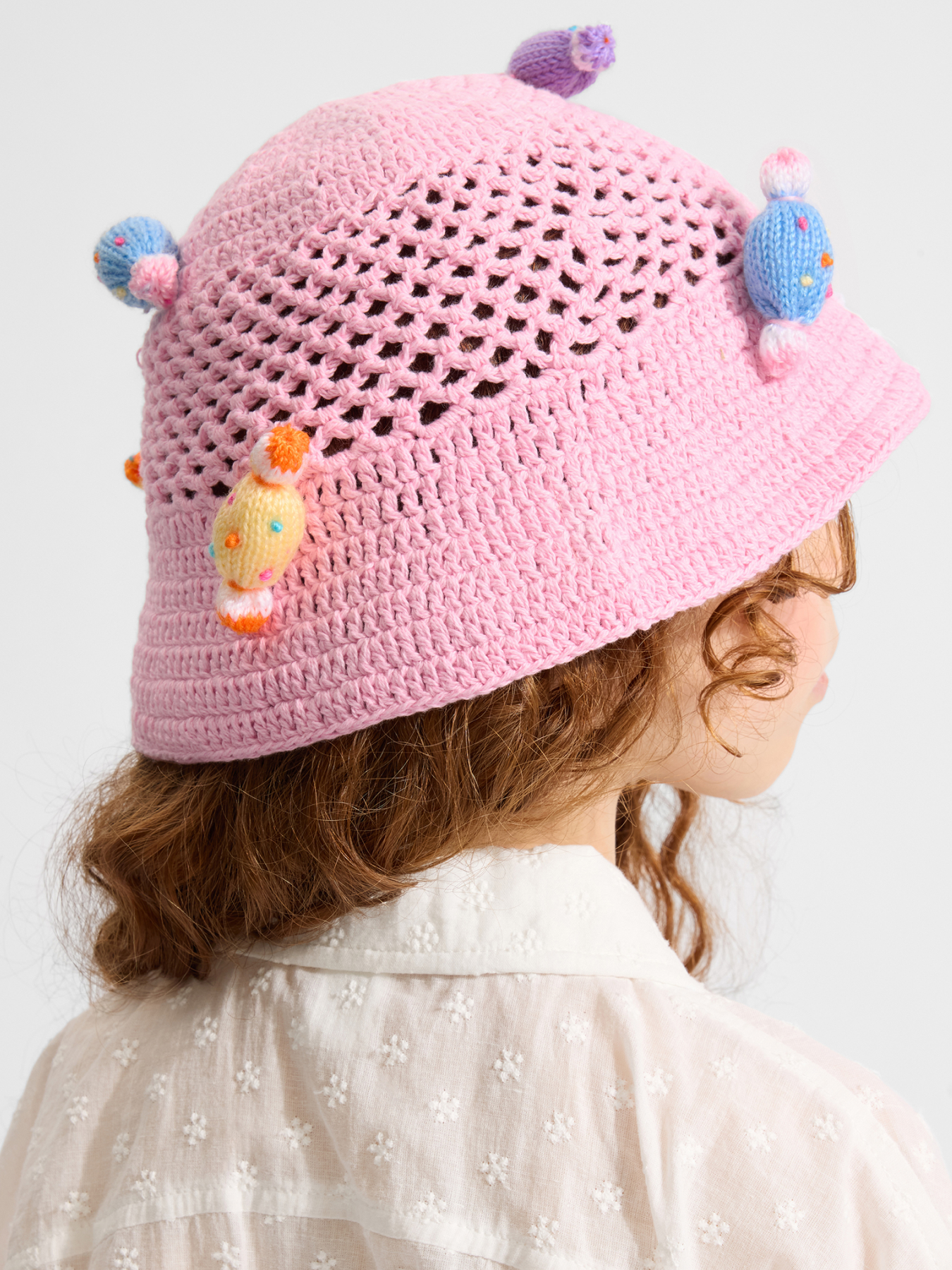 Панама Happy Baby 88597-0_pink - фото 3