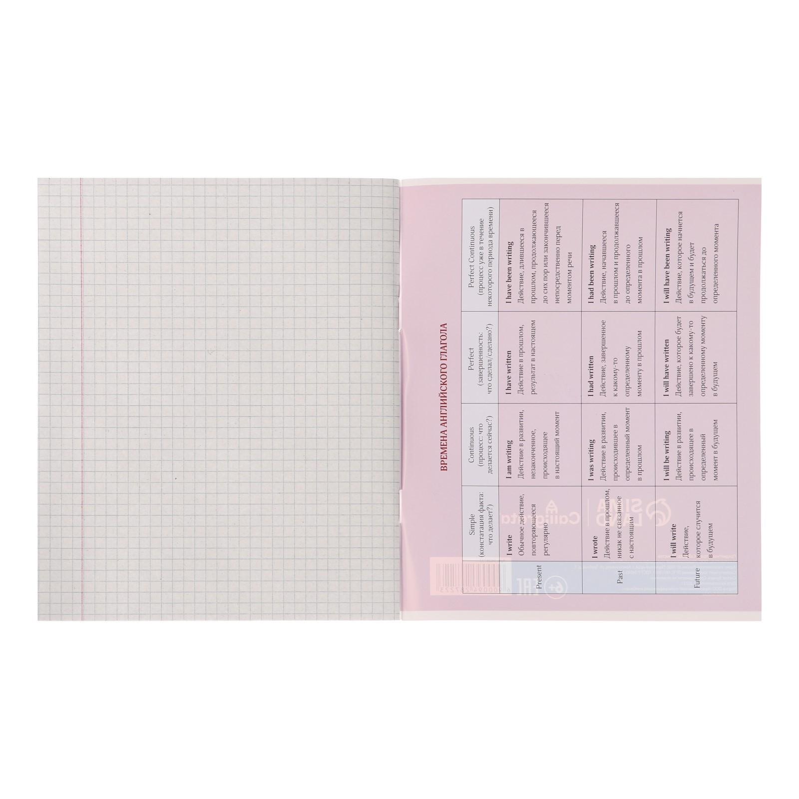 Тетрадь Calligrata (Английский язык) - фото 3