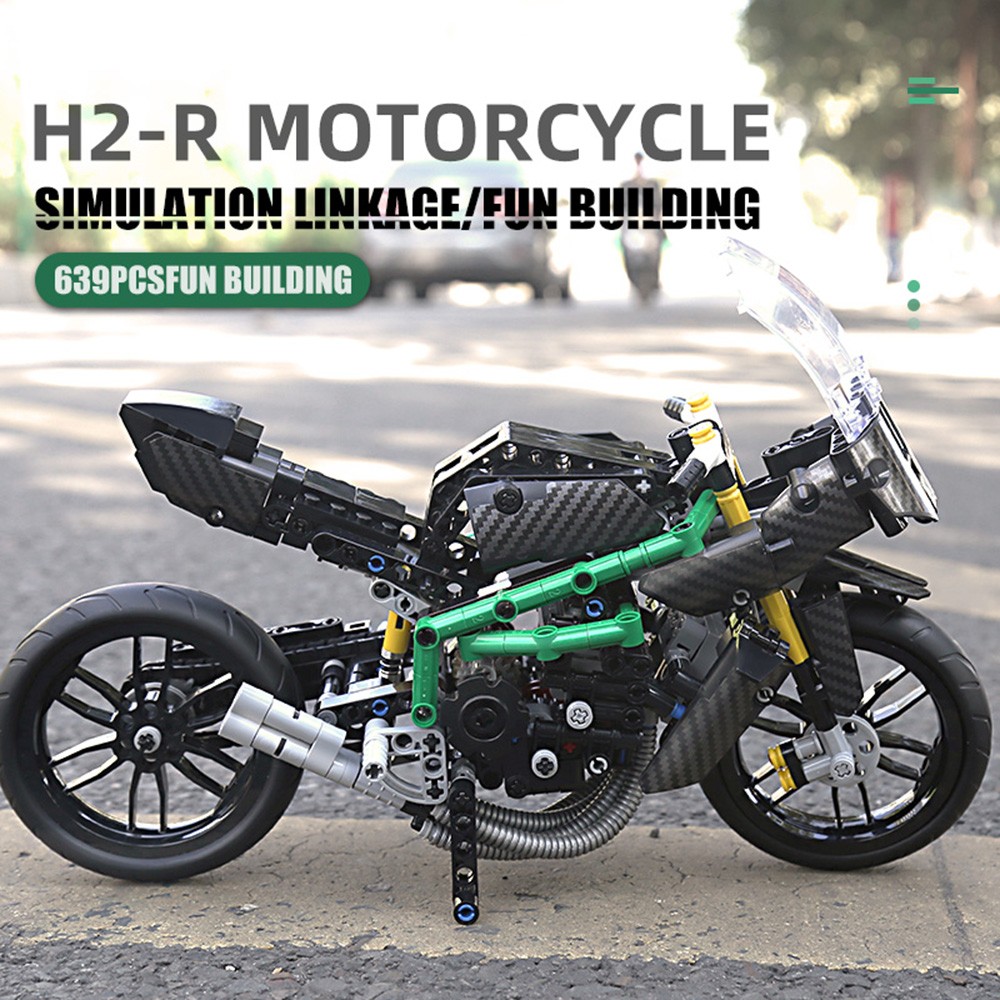 Конструктор Mould King Мотоцикл Kawasaki - фото 15
