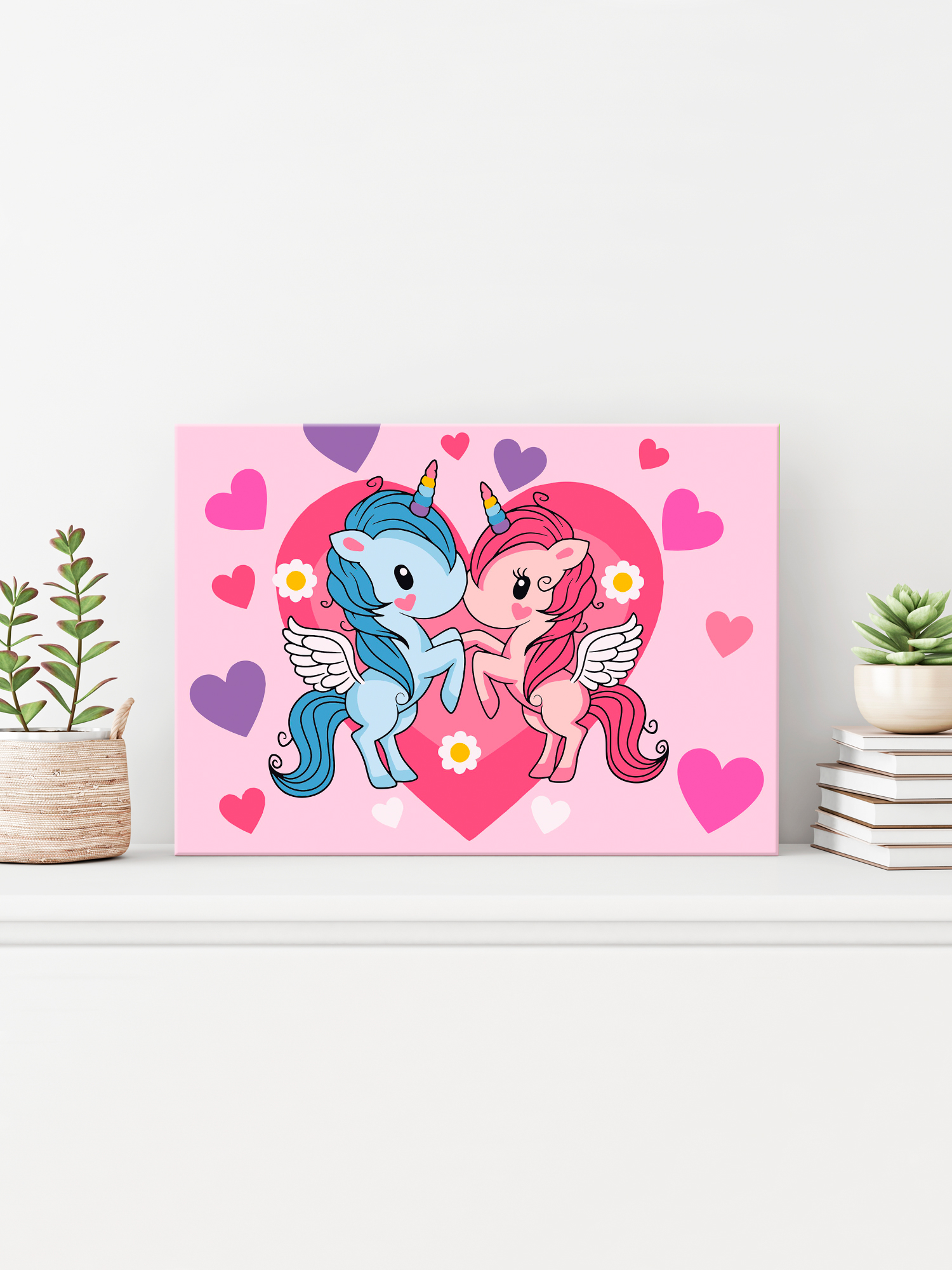 Картина по номерам Hobby Paint Влюбленные единороги в ассортименте - фото 3