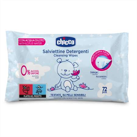 Влажные салфетки Chicco 72 шт.