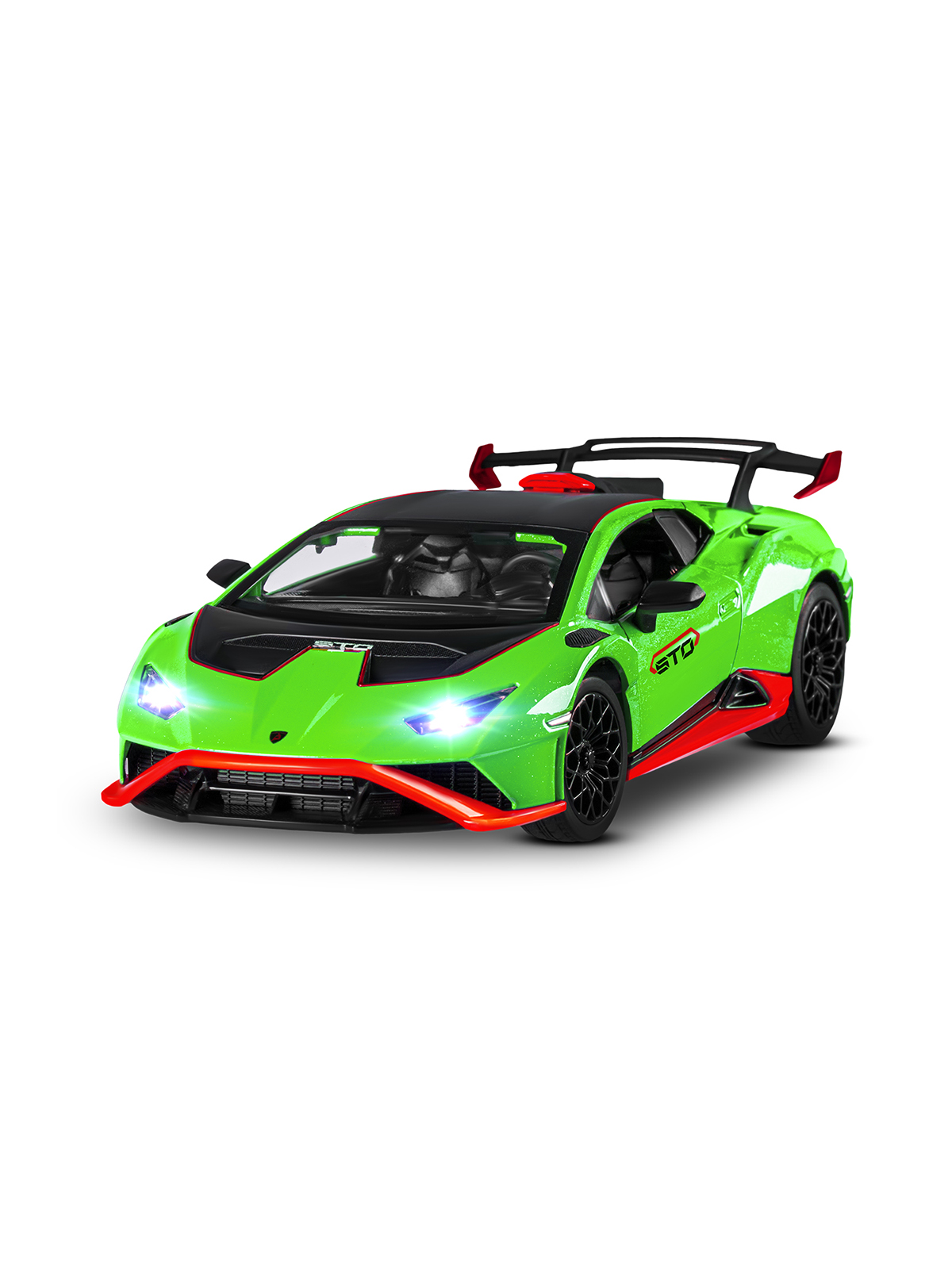 Автомобиль АВТОпанорама Lamborghini Huracan STO 1:32 JB1251662 - фото 13