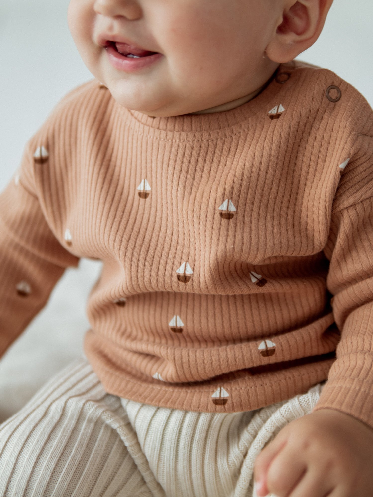 Лонгслив BUNGLY 1R8934/Кораблики - фото 2