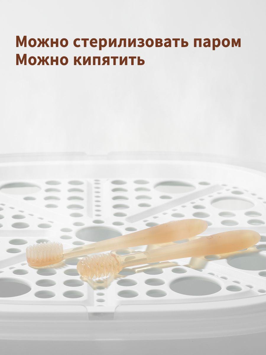 Зубная щетка классическая thyseed от 0 лет 2 шт. - фото 18