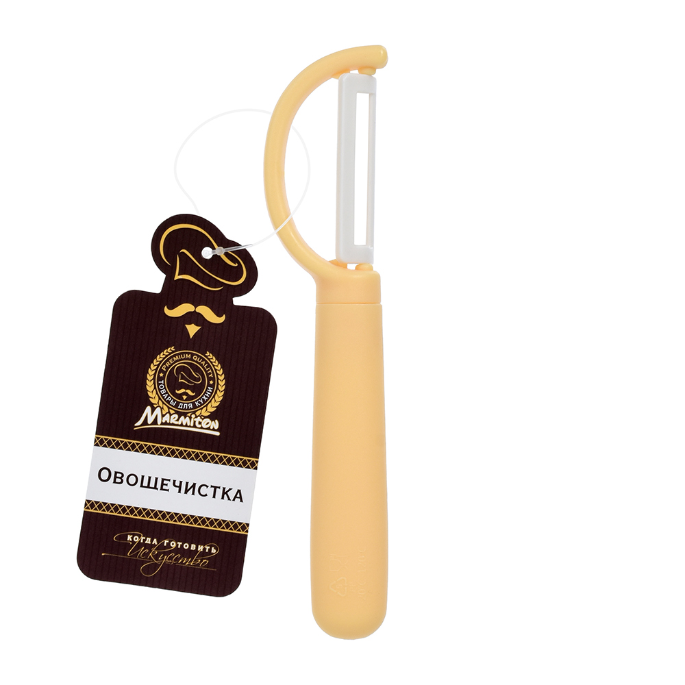 Овощечистка Marmiton с вертикальным керамическим лезвием 16х35 см - фото 1