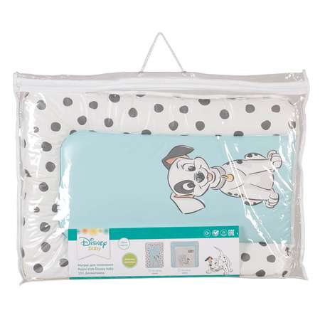 Матрас для пеленания Polini kids Disney baby 101 Далматинец 70*50см Синий
