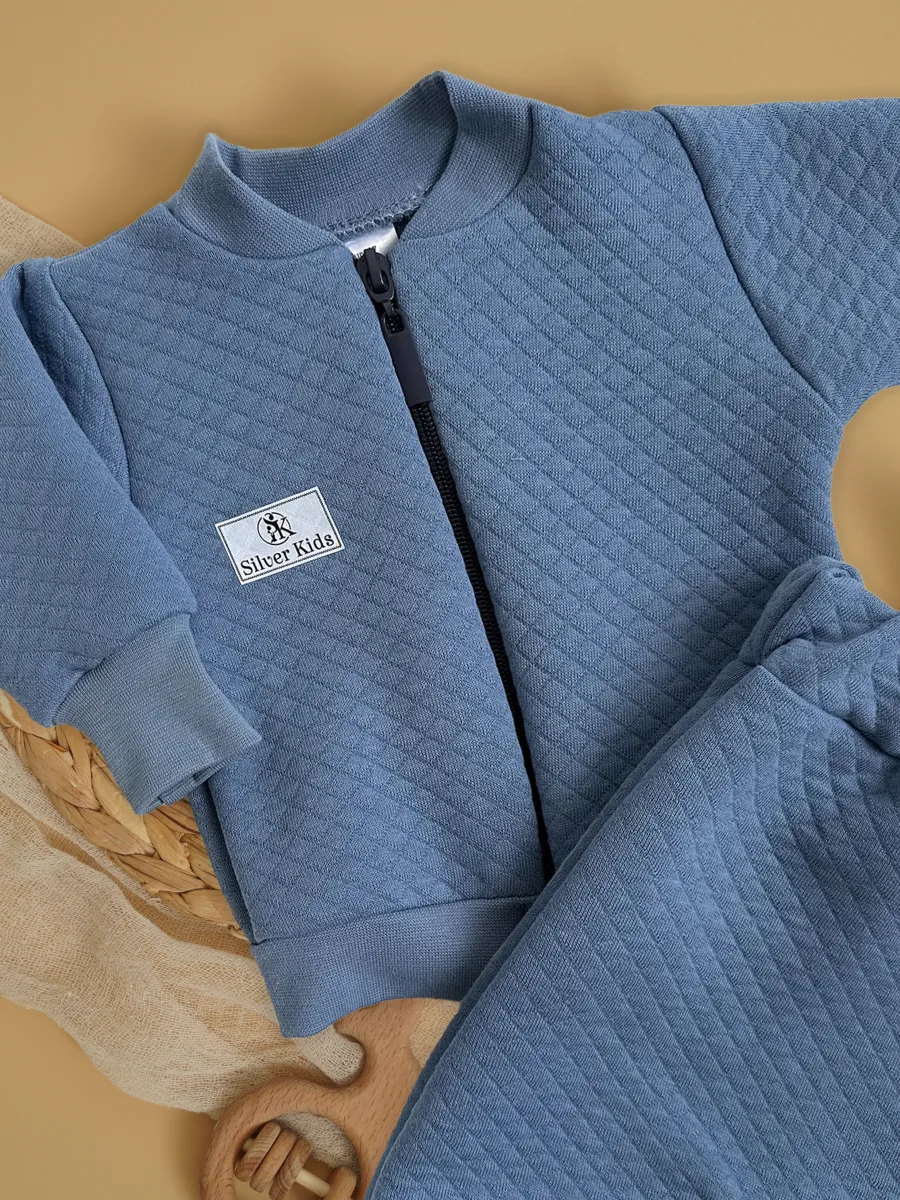 Костюм Супер Пупс мод4м/сероголубой - фото 2