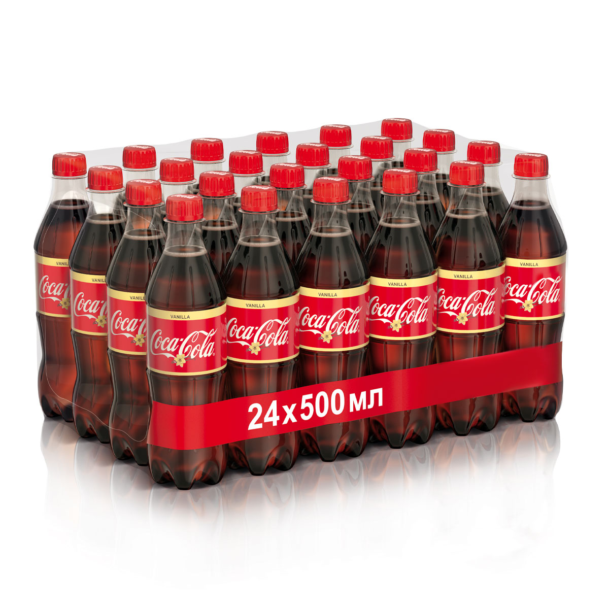 Напиток газированный Coca-Cola Vanilla Кока Кола Ваниль 0.5 л х 24 шт - фото 1