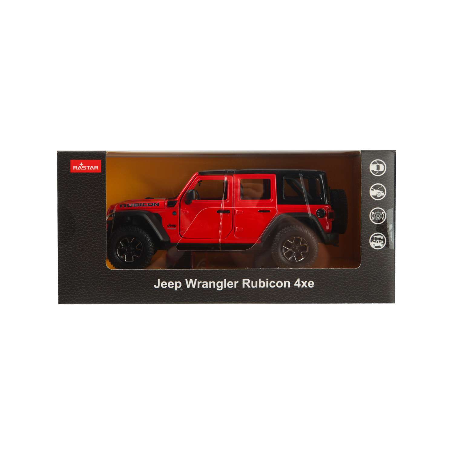 Внедорожник Rastar Jeep Wrangler Rubicon 4xe 1:24 64610 - фото 7