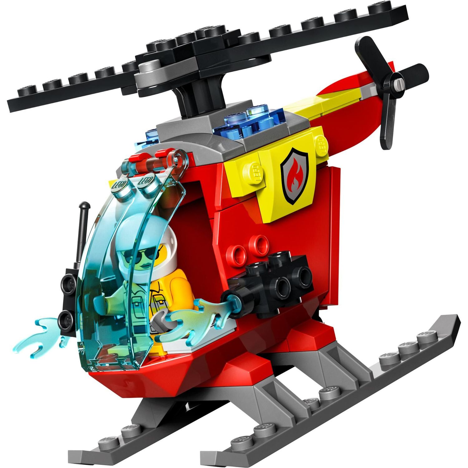 Конструктор LEGO City Пожарный вертолет 53 дет. - фото 3