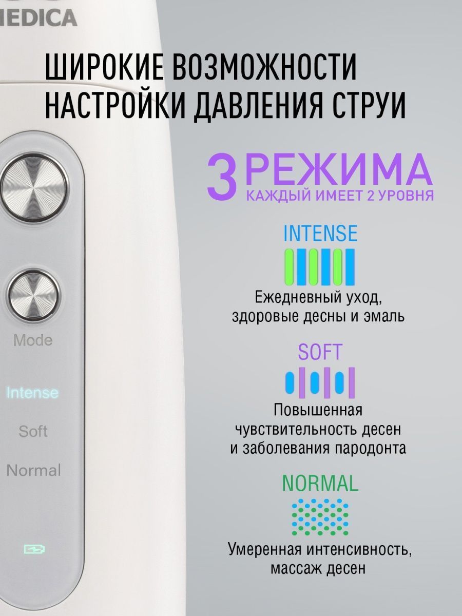 Ирригатор CS MEDICA импульсный 3 реж. - фото 4