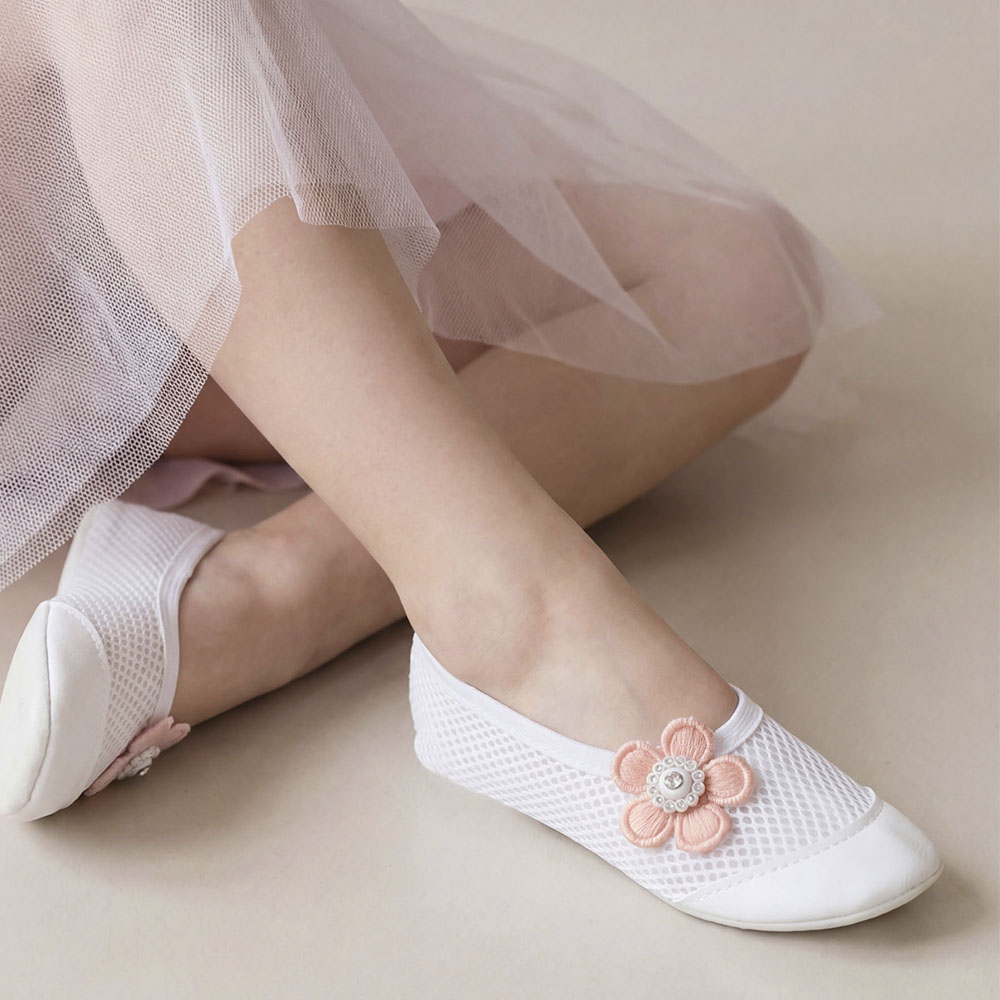 Чешки Europen A-C-001КЗцветок-SV EUROPEN чешки сетка белый - фото 5