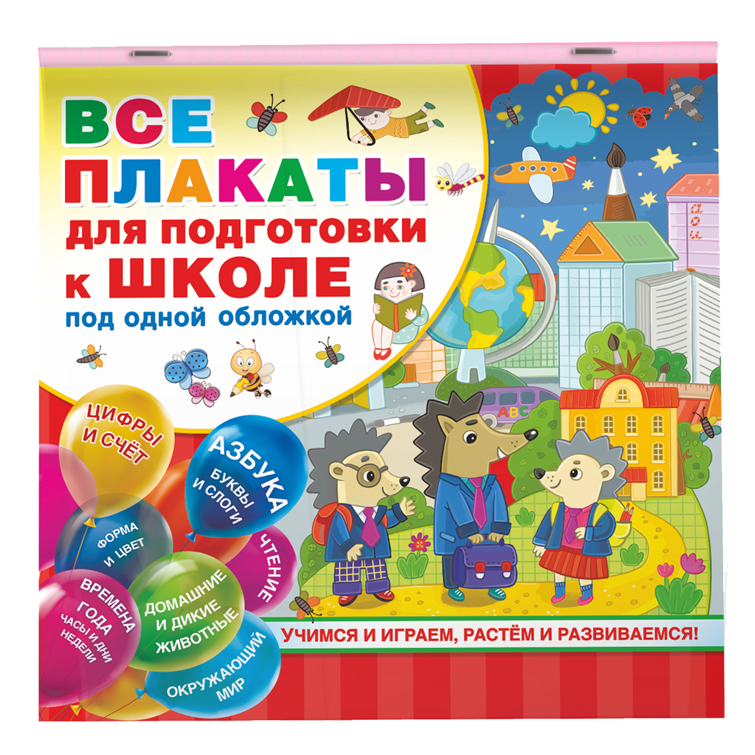 Книга Все плакаты для подготовки к школе под одной обложкой - фото 1