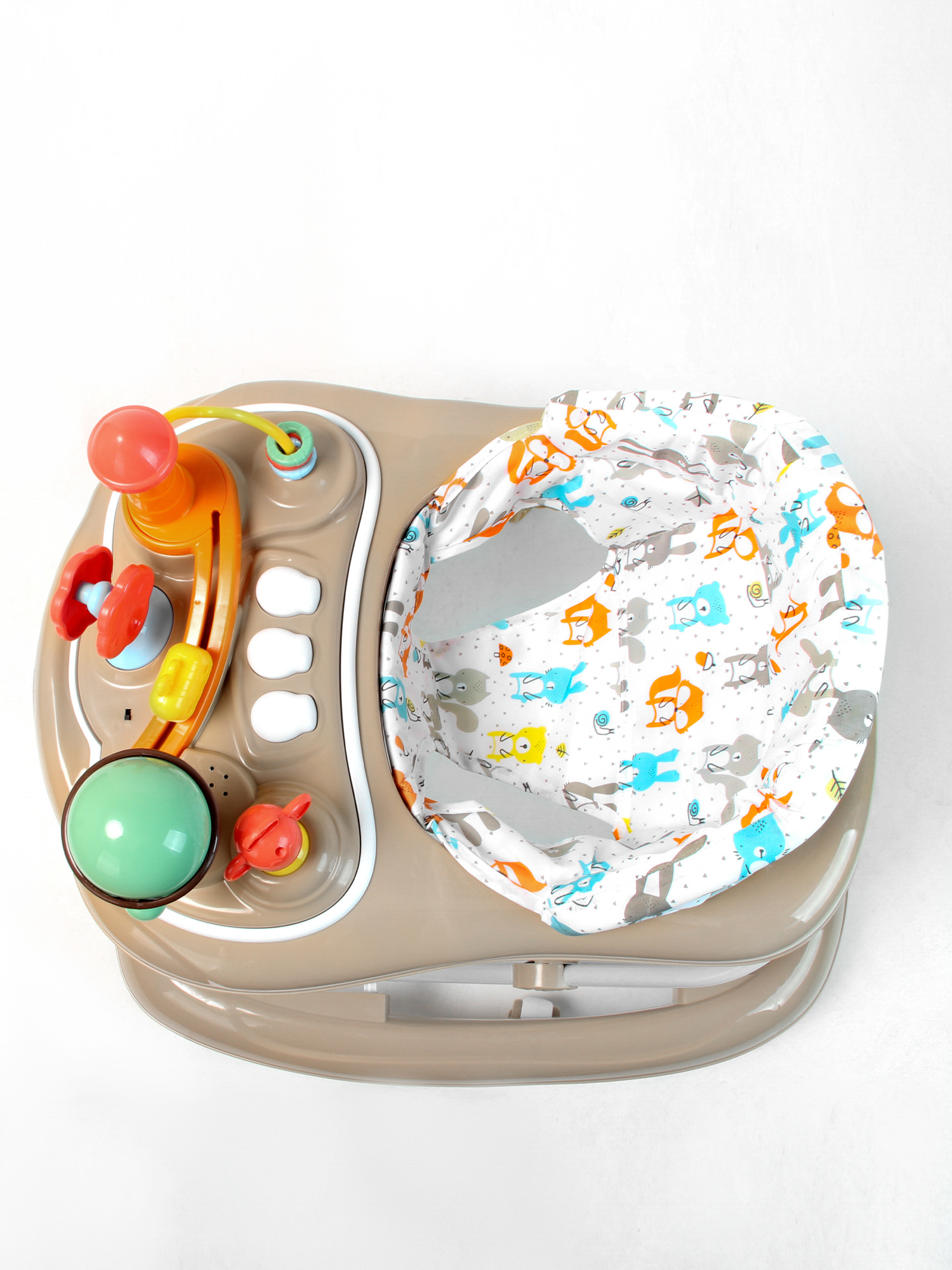 Ходунки Amarobaby Running Baby коричневый в ассортименте - фото 17