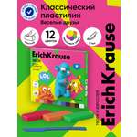 Пластилин ErichKrause Веселые друзья 12 цв.