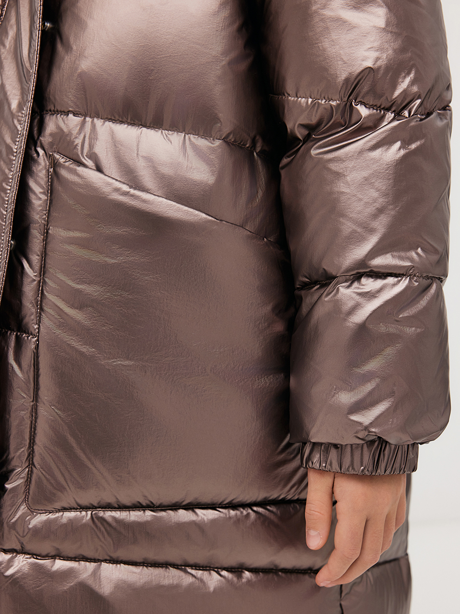 Пуховик Baon BK001504/BRIGHT FLINT METALLIC - фото 9