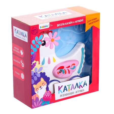 Каталка Zabiaka Курочка на верёвке