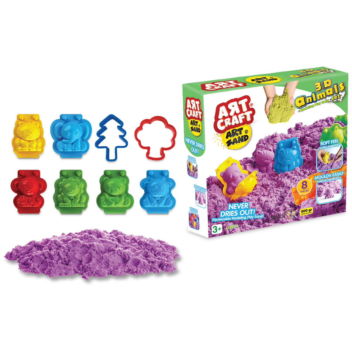 Кинетический песок ART SAND - фото 1