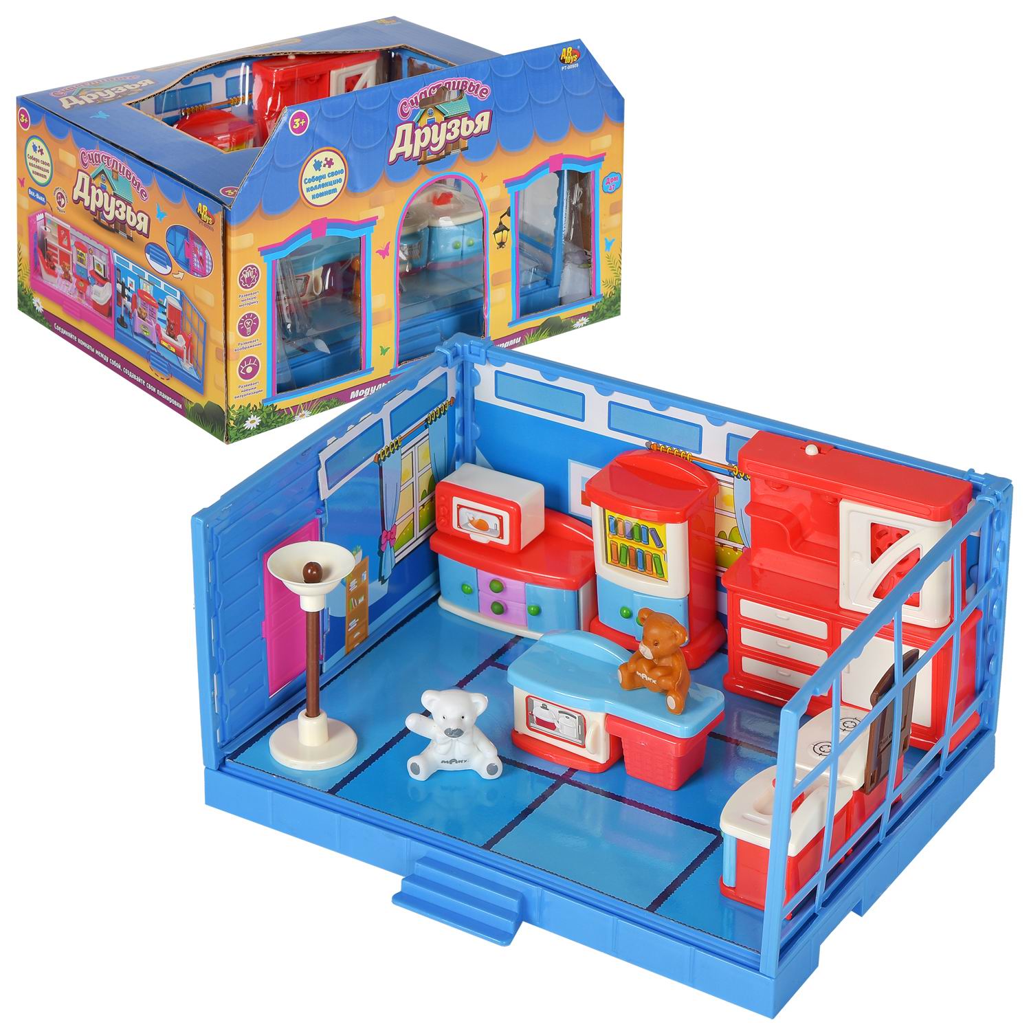 Домик для кукол Abtoys с мебелью PT-00909 - фото 4