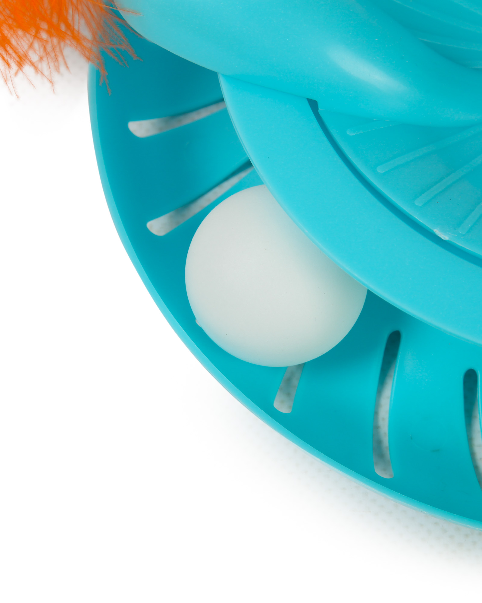 Игрушка для кошек Barbaks Фрисби с перьями 30*7 см - фото 3