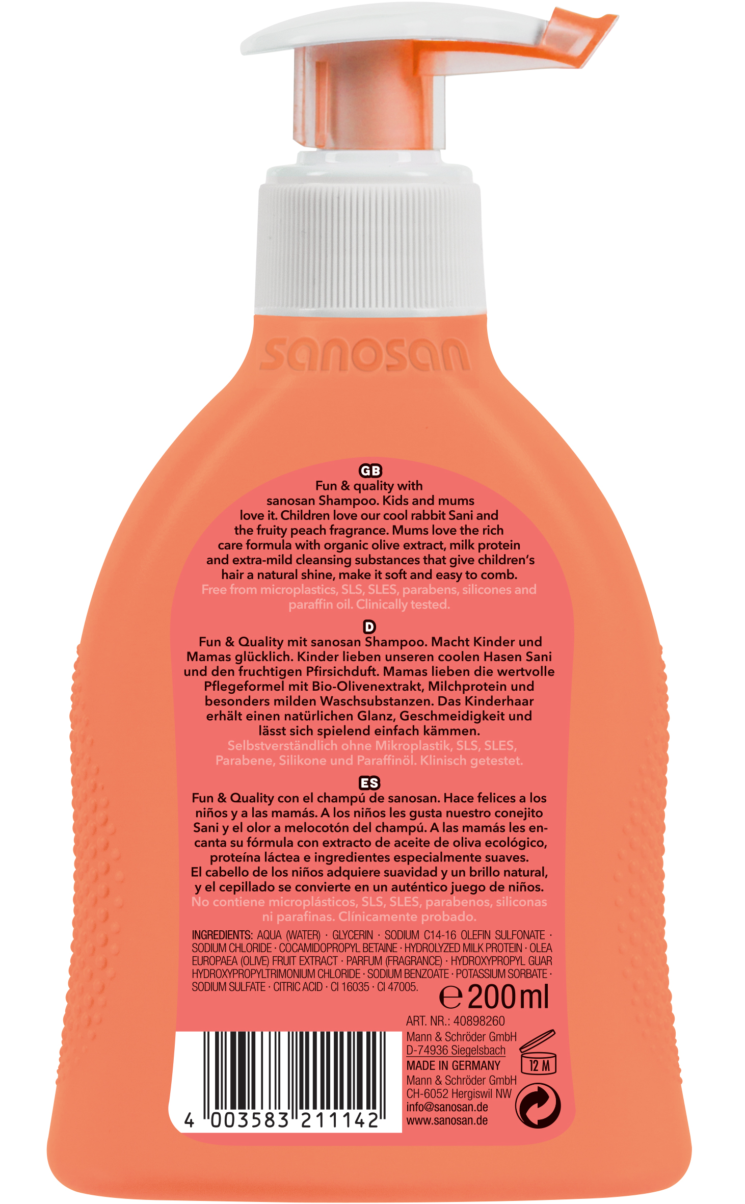 Шампунь Sanosan - фото 2