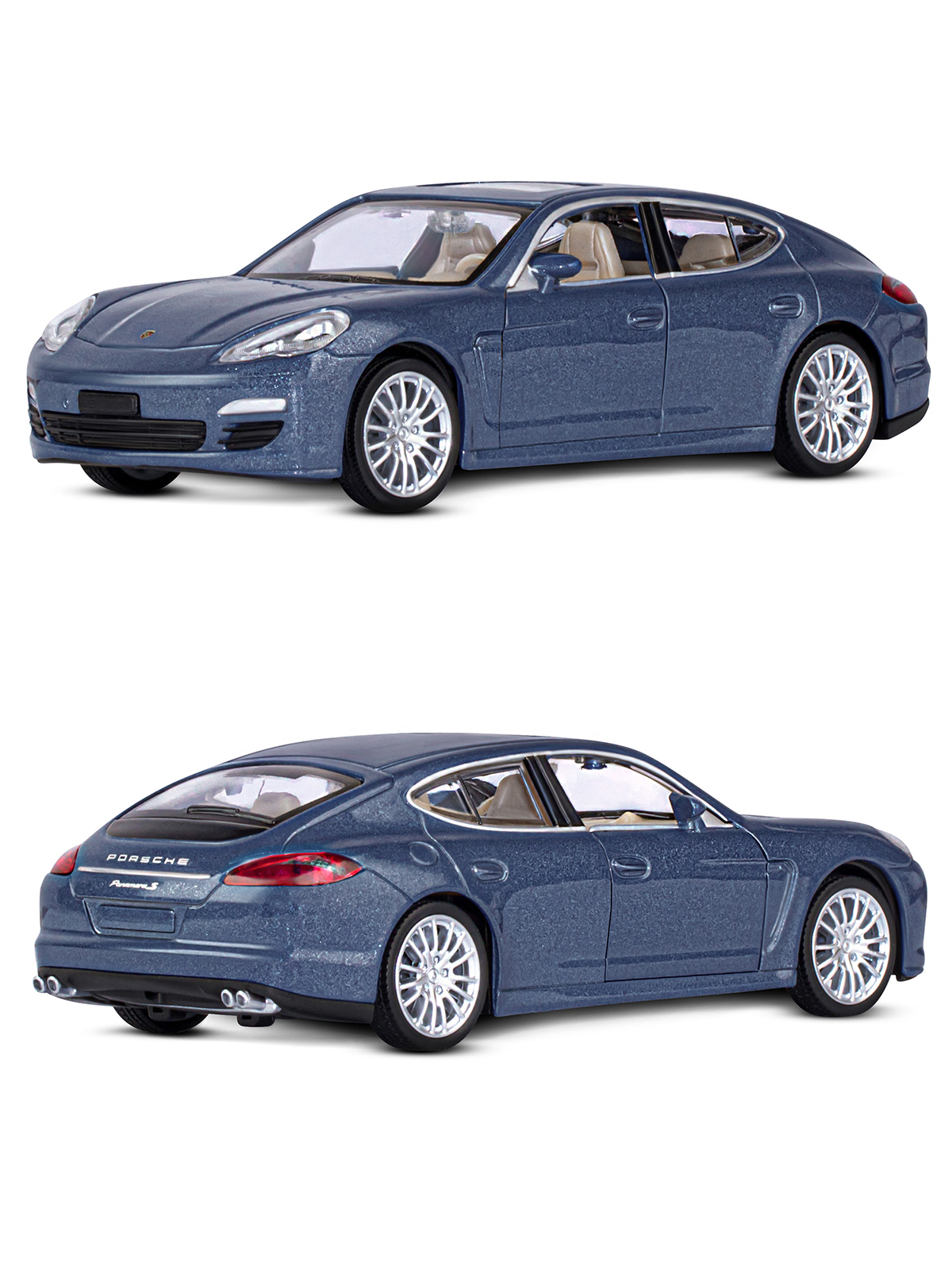 Автомобиль АВТОпанорама Porsche Panamera S 1:32 JB1251136 - фото 7