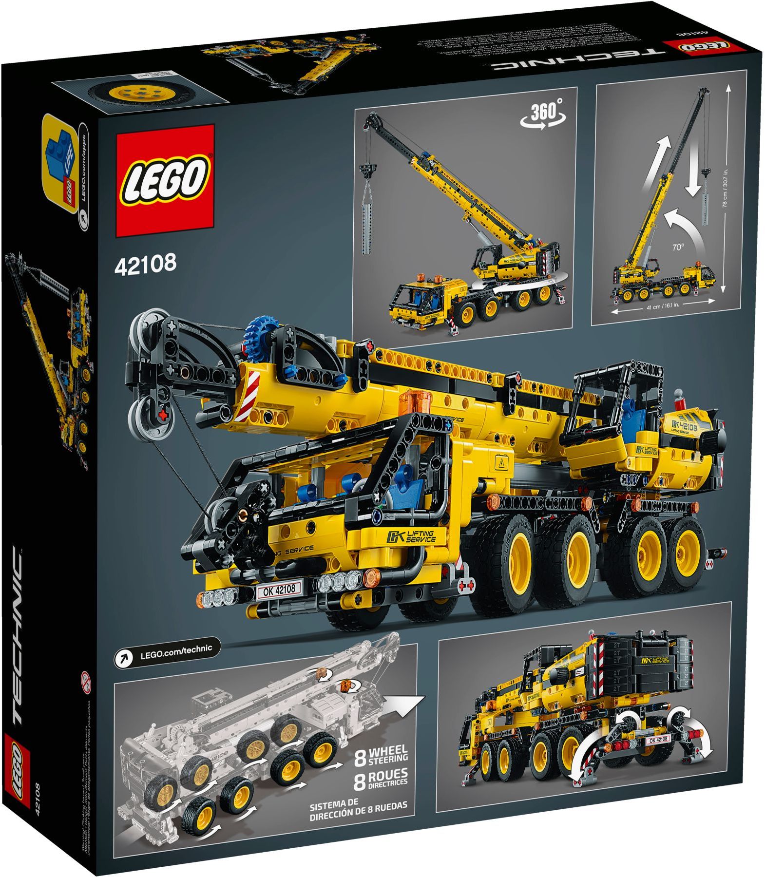 Конструктор LEGO Technic 42108 1292 дет. - фото 4